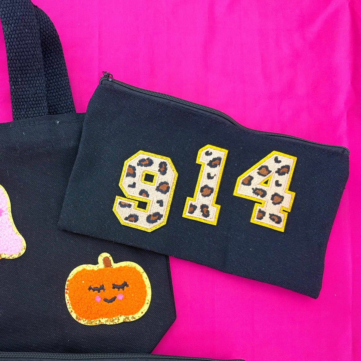 Ghost and pumpkin mini bag ￼