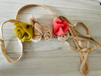 J.Crew 3D flower silk sash belt