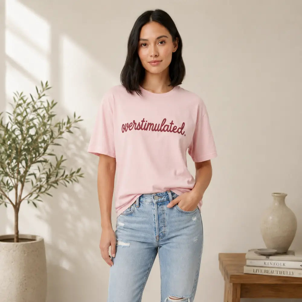 Unisex Overstimulated cotton tee