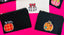 Small black pumpkin pouch