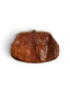 Vintage brown snakeskin clutch ￼