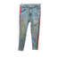 Zara Side-Stripe Distressed Jeans